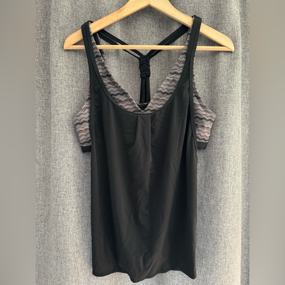 Athleta tank with attached bra